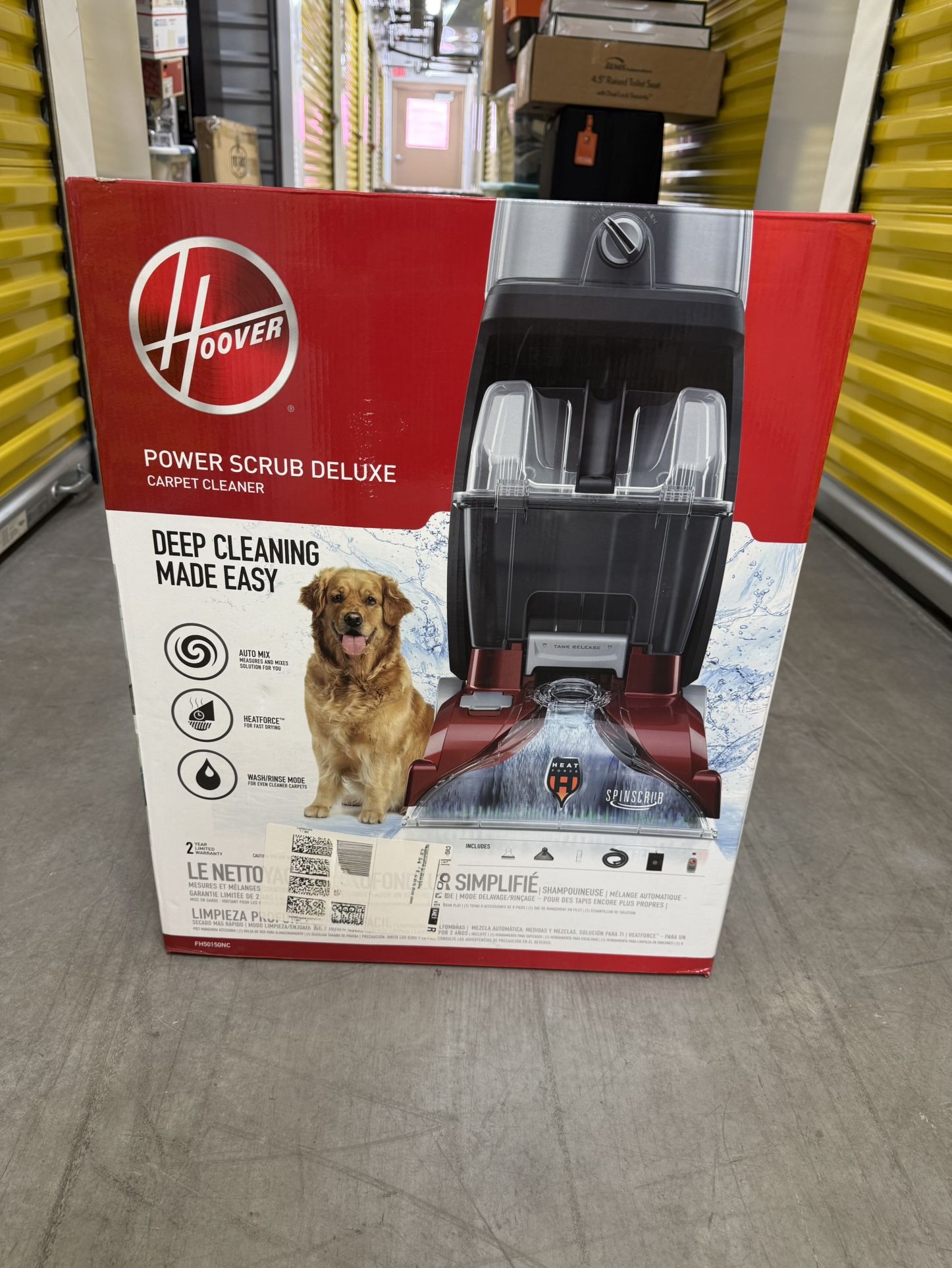 Hoover Power Scrub Deluxe Carpet Cleaner NEW