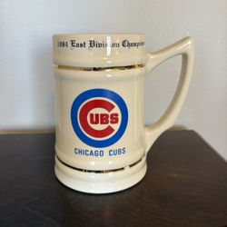 1984 Chicago Cubs Beer Stein