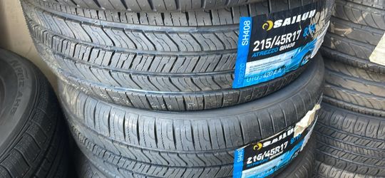 New tires Tires Easy Sailun Atrezzo SVA1 215/45R17XL 91W BSW $80 each tire plus tax