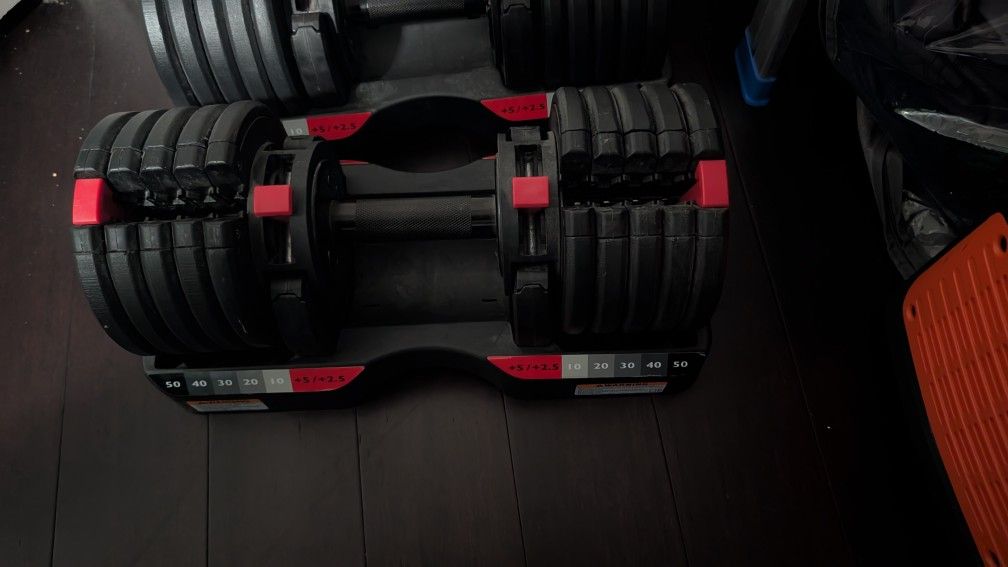 Dumbbells Adjustable Weider $100