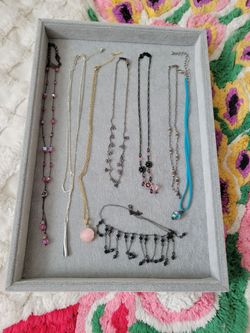 Lot of 8  Assorted Fashion Necklaces