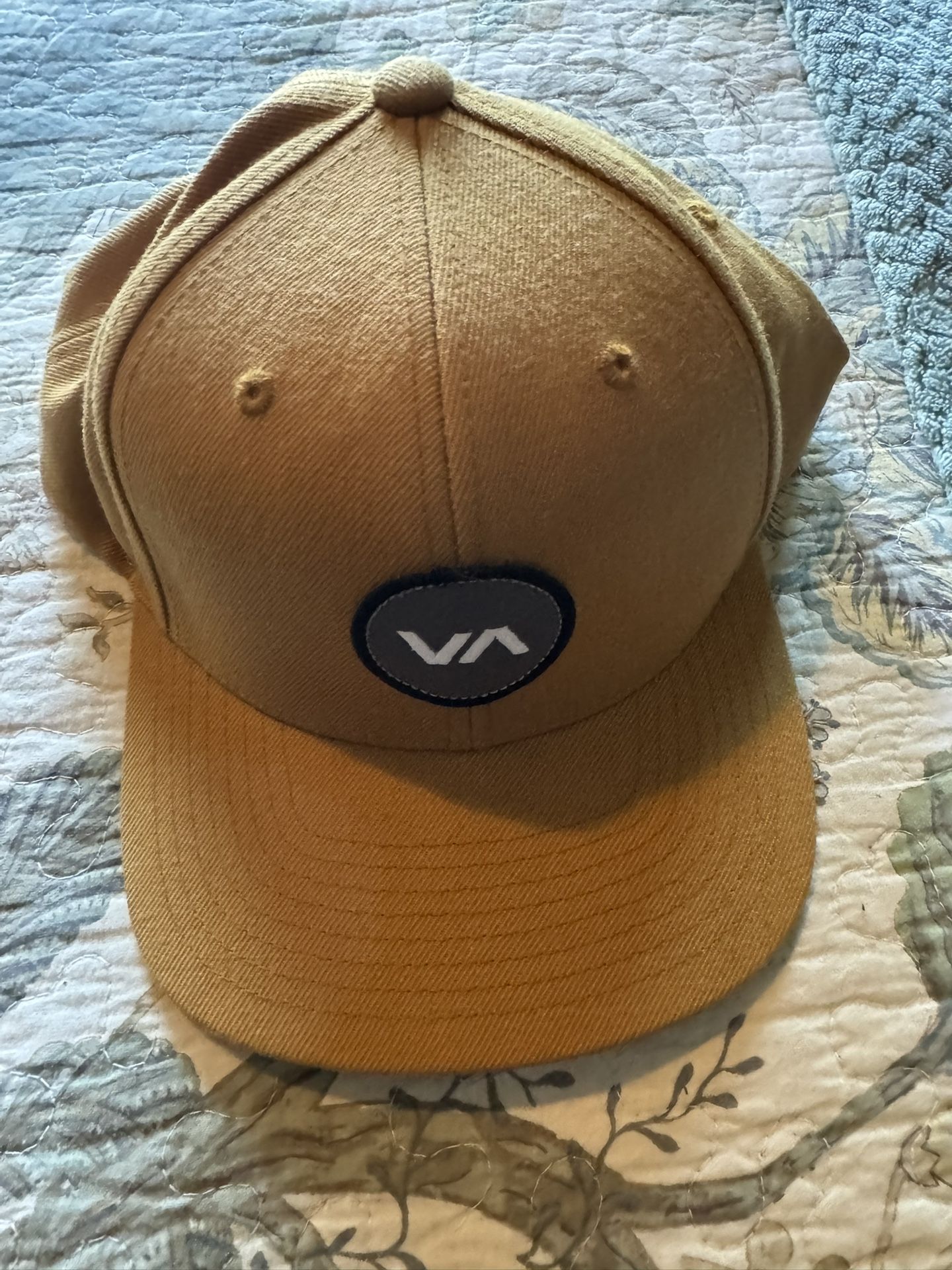 Rare RVCA "Golden Rod" VA Patch Snapback Hat - Great Condition!
