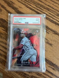 Juan Soto Topps 9 flame