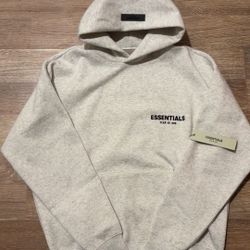 Light Oatmeal Essentials Hoodie 