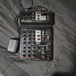 DJ  MIXER  MOD. PV6BT