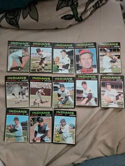 Cleveland Indians old baseball cards