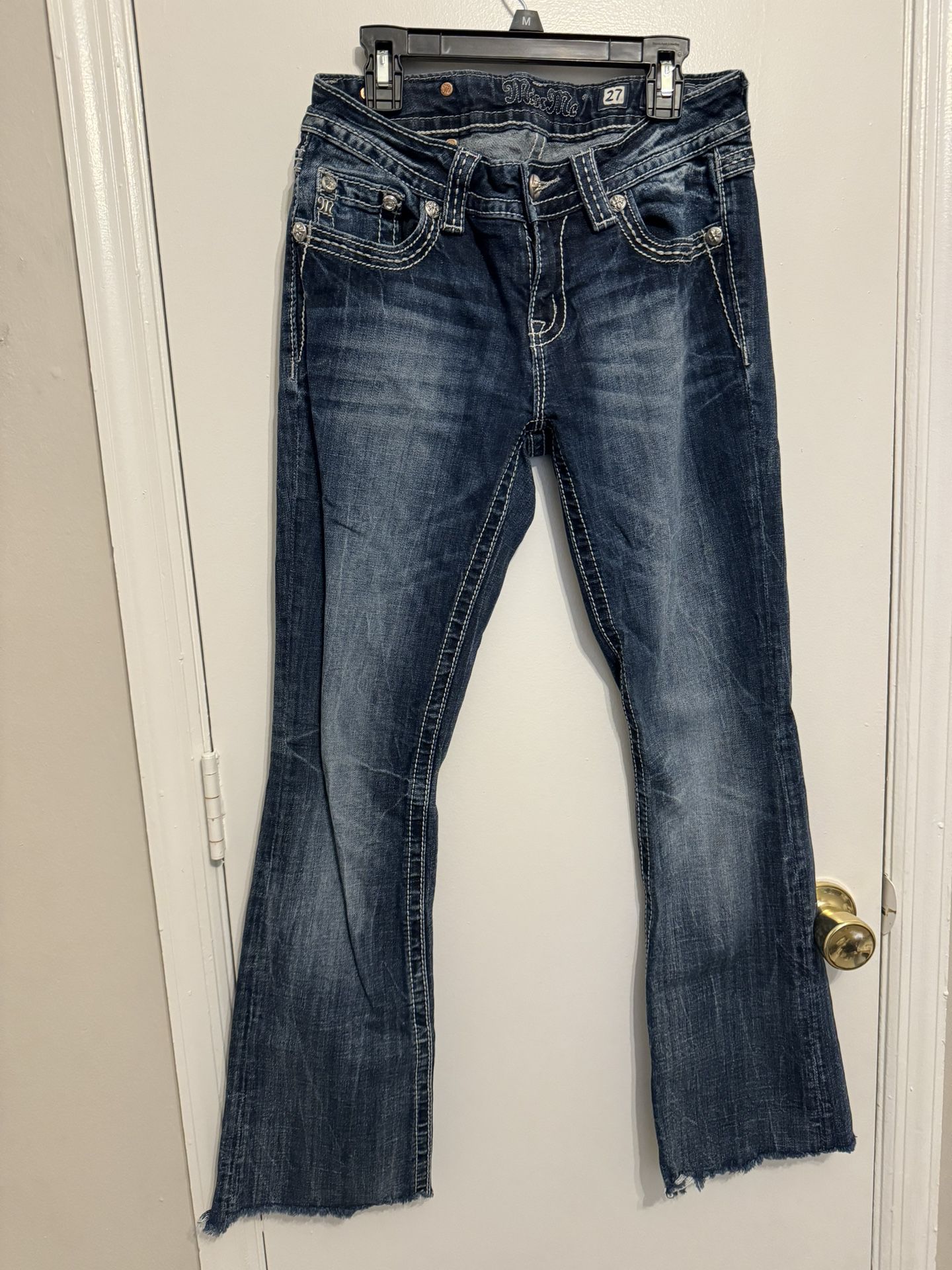 Miss Me Mid- Rise Boot Jeans Size 27