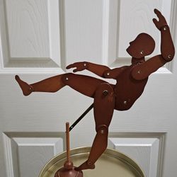 Vintage Xonex Articulated Wooden Model
