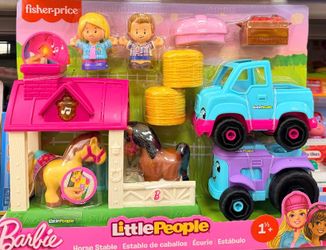 Fisher-Price Little People Barbie Horse Stable Set