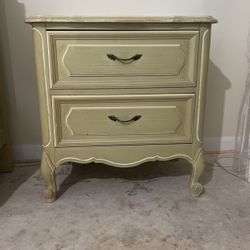 Wood nightstand