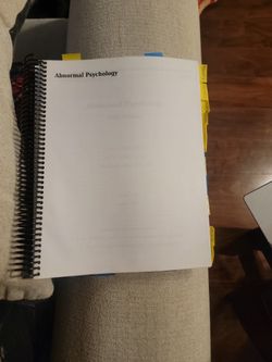 Abnormal Psycology 2nd Edition
