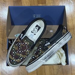 Vans Lx Classic Slip On 98 Pearlized Pack Camo Black