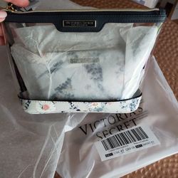 New Victoria Secret Double Set Cosmetic Bag 