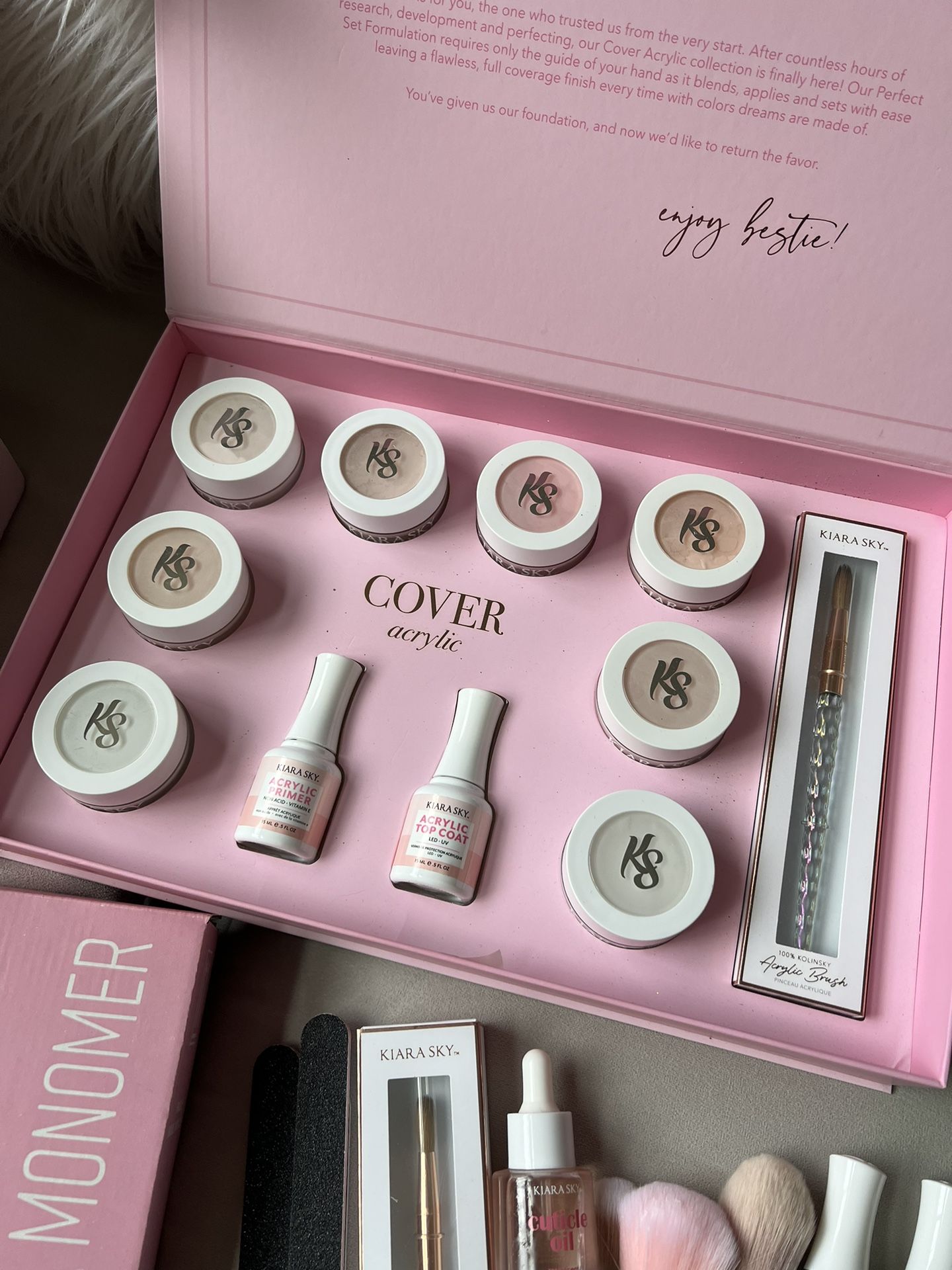 Kiara Sky Acrylic Nail Set Plus Additional Supplies