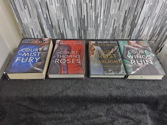 Sarah J Maas Out Of Print Hard Covers Acotar Set 280 Cash