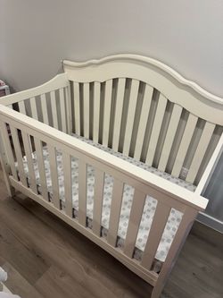 White Baby Crib