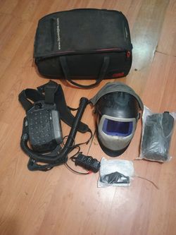 PAPR-Auto darkening welding hood