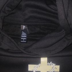 Christian Black hoodie Large