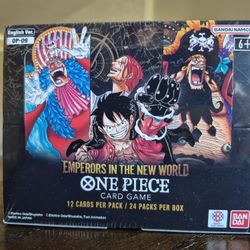 One Piece Op09 Booster Box Sealed TCG