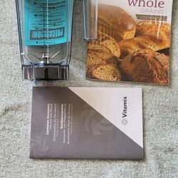 New Vitamix Dry Goods Pitcher & Whole Grains Cookbook