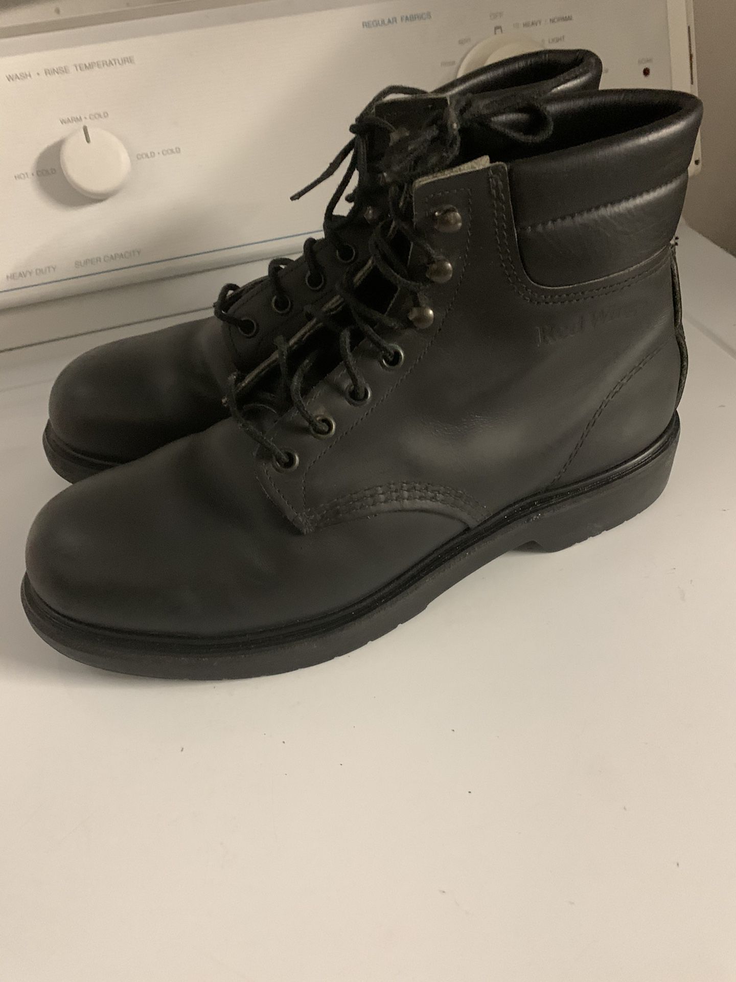 Working boots red wings old school boots steel toe for Sale in Santa ...
