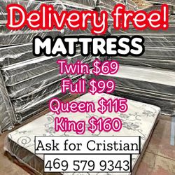 New Mattresses Twin mattress Full mattress Queen mattress King mattress Colchones nuevos Beds