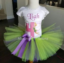 Tinkerbell tutu set