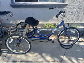 Adult sun 24 inch 3 wheel tricycle
