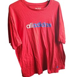 All Adidas Red T-Shirt - Size 2X