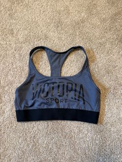 Victoria's Secret Victoria Sport The Player Blue Racerback Sports Bra Size Medium