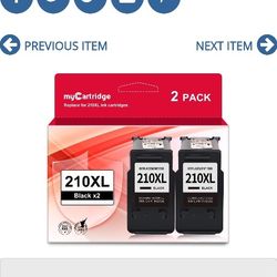 myCartridge 210XL Black Remanufactured Ink Cartridge is a high-quality printer accessory designed for Canon printers. This remanufactured ink cartridg