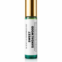 Sweet Sandalwood Luxury Perfume Oil 10ml Roll-On Warm Vanilla Woody Scent  Sweet Sandalwood is a warm, creamy fragrance oil blending smooth woods with