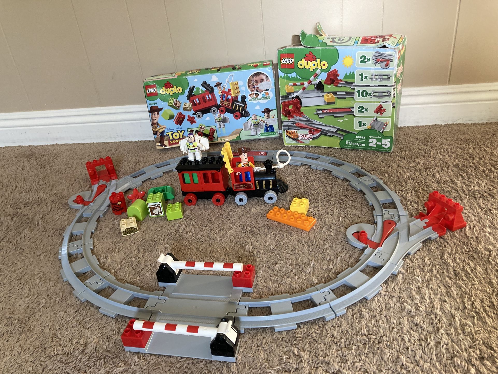 Lego Duplo Train Tracks & Toy Story Train Set