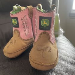 John Deere Baby Girl Boots 