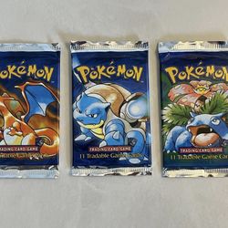 Pokémon Packs From The First Edition I Believe and After Holding On To These For Almost 10 Yrs I Was Told They May Not Be Authentic. So I’m Selling 