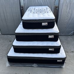 Cal King Size Mattress Pillow Top