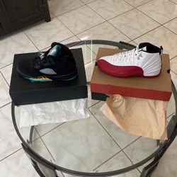 Jordan Cherry 12’s And Aqua 5’s