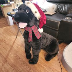 Large Christmas Singing Dog