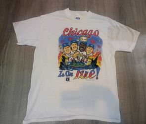 90s Vintage Chicago Cubs Caricature T Shirt