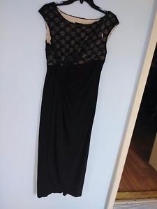 Women's bk/nude dress size 6p to 10p
