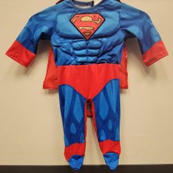 Superman - Baby/Toddler Costume Padded Size 0-6 Months 