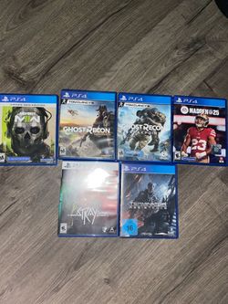 PS4 Game Bundle – Lot of 6