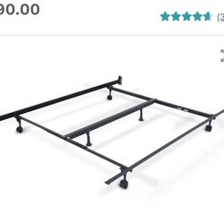 Queen metal bed frame