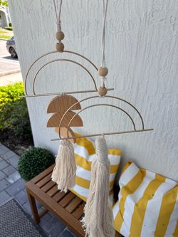 Macrame wall art (set of two)
