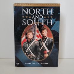 North and South: The Complete Collection - Books 1, 2 & 3 (DVD, 2004) 1985, 1986, 1994! Cleaned, Tested & Works Perfectly!
