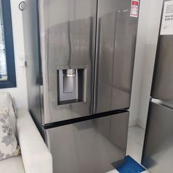 New - Counter-Depth MAX 25.5 Cu. Ft. French Door Smart Refrigerator with Four Kinds of Ice - Stai