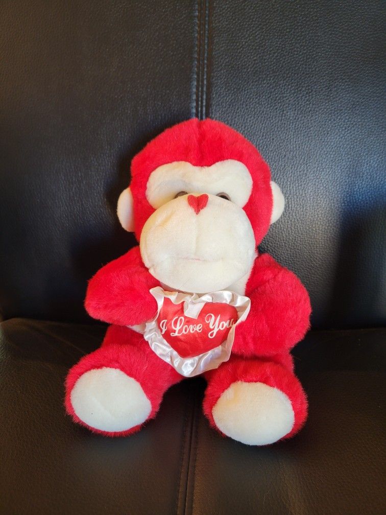 Plush monkey 10"