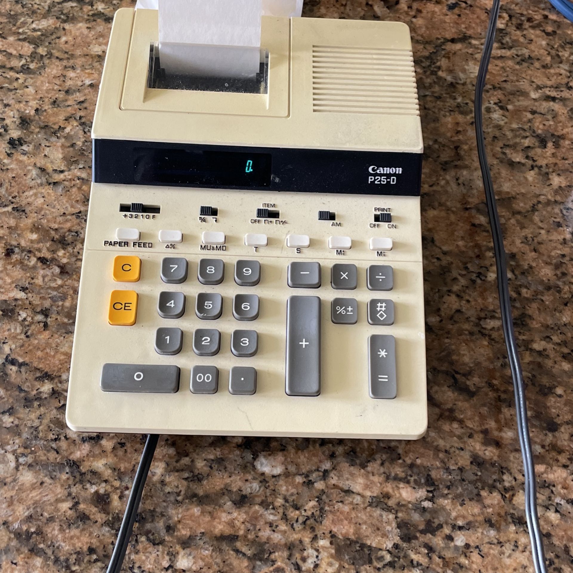 Canon, P2 5–0 Calculator