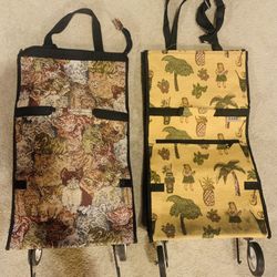 TWO  Travel-Overnight Bag / Tote / Foldable Wheels