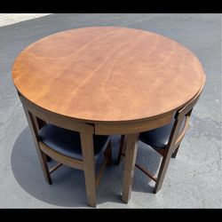 Hideaway Table With Chairs 